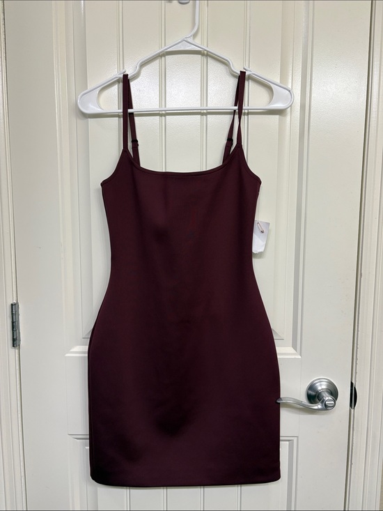 Good American Dresses & Skirts - NWT Good American Slim Mini Dress in Burgundy